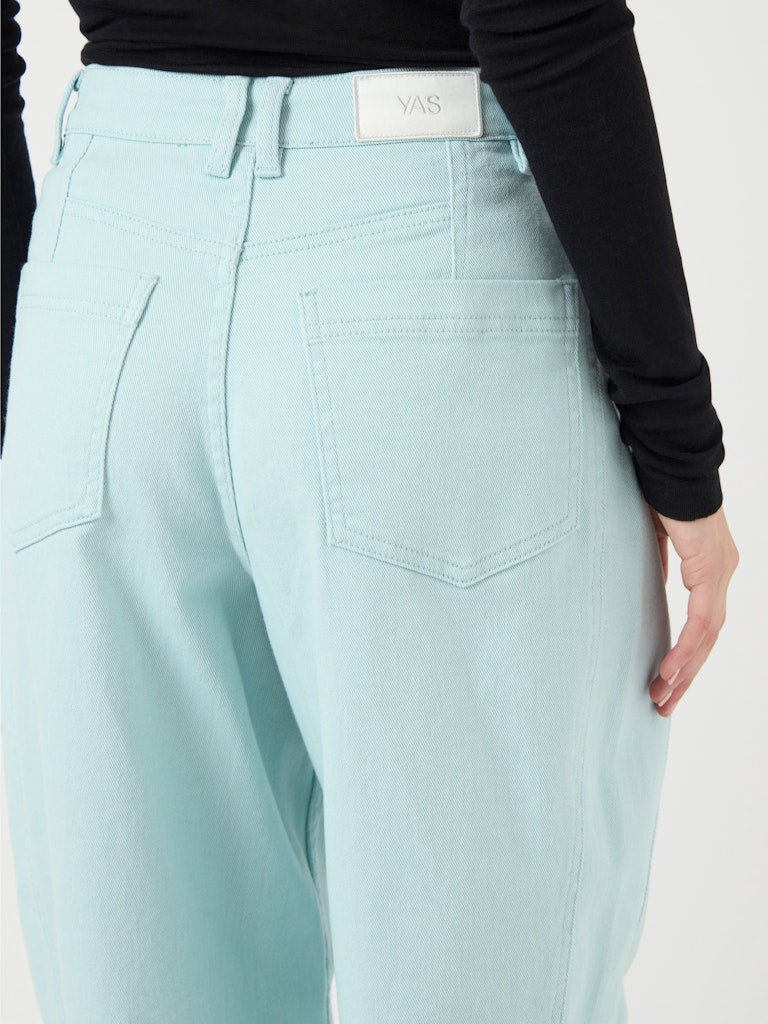 YASLUA HW Barrel Ankel Jeans, surf spray