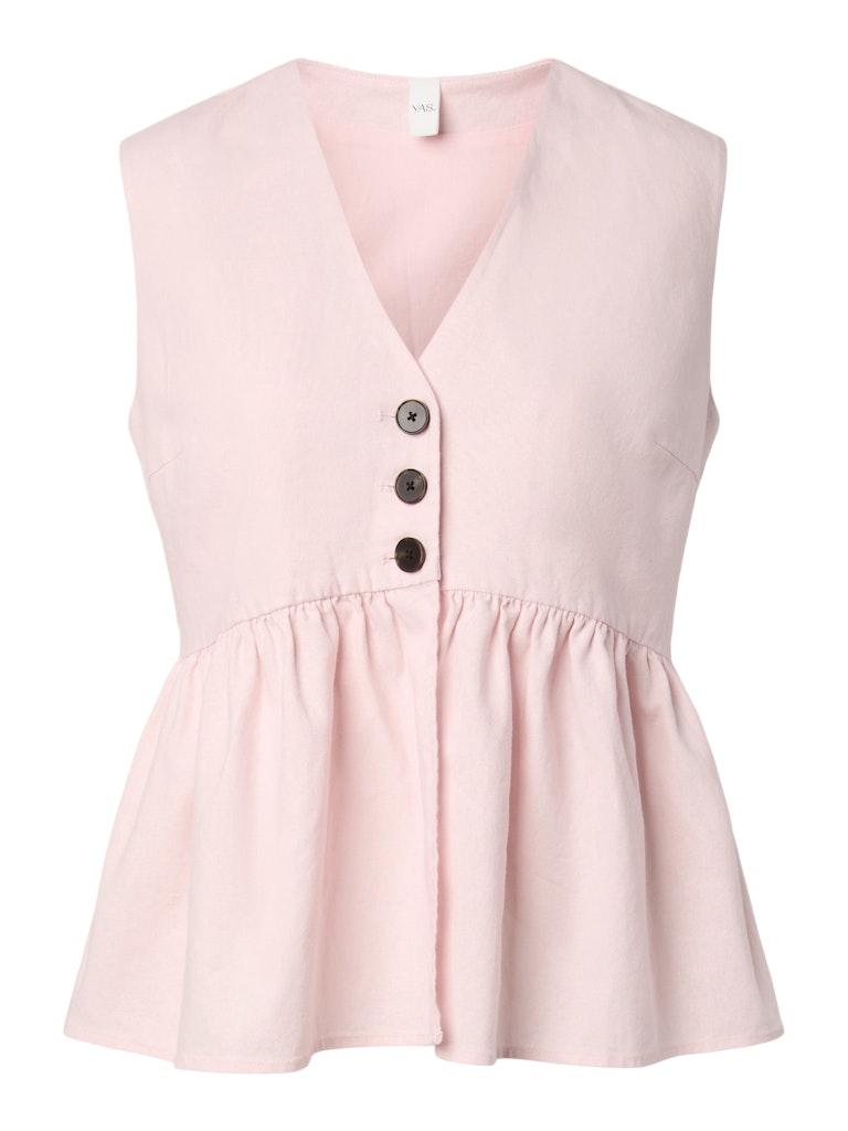 YASTRIMA Linen Blend Top, Ballerina