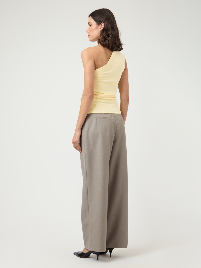 YASVENICE One Shoulder Top, Anise Flower