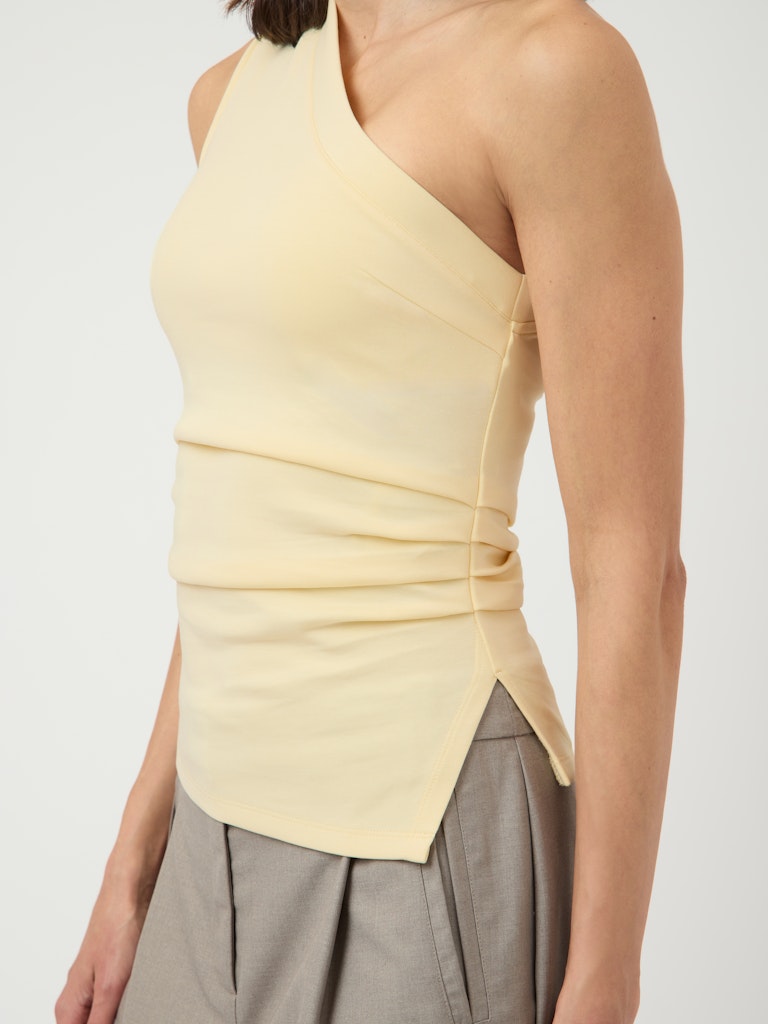 YASVENICE One Shoulder Top, Anise Flower