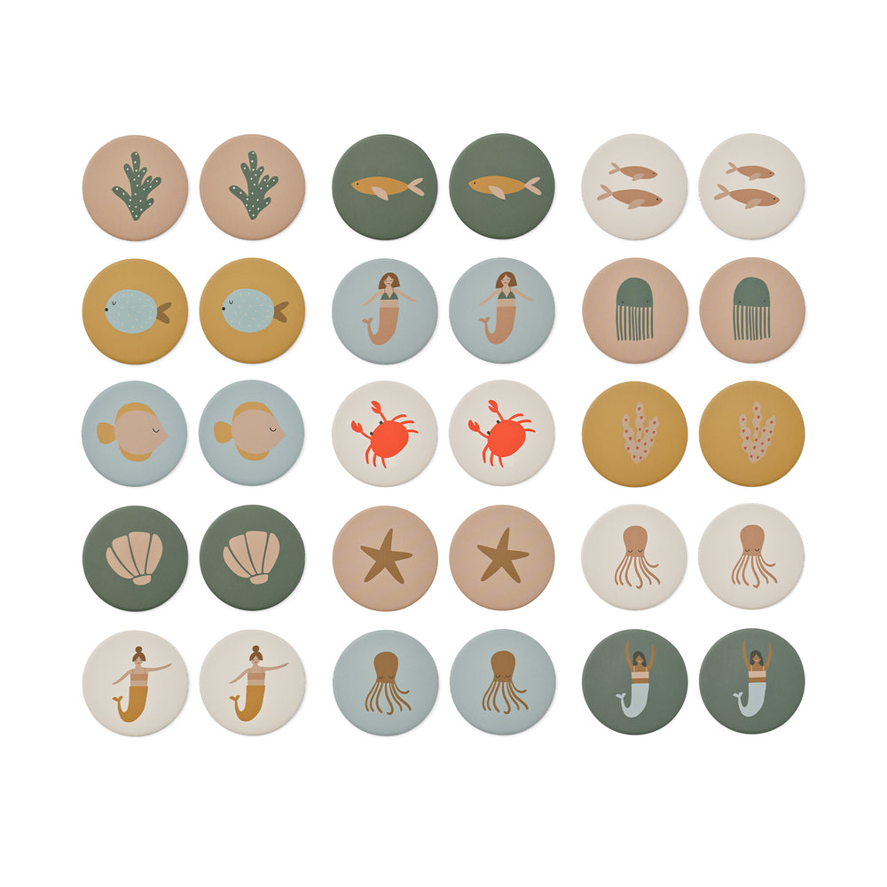 YUBI Memory Spiel, Mermaids / Sandy