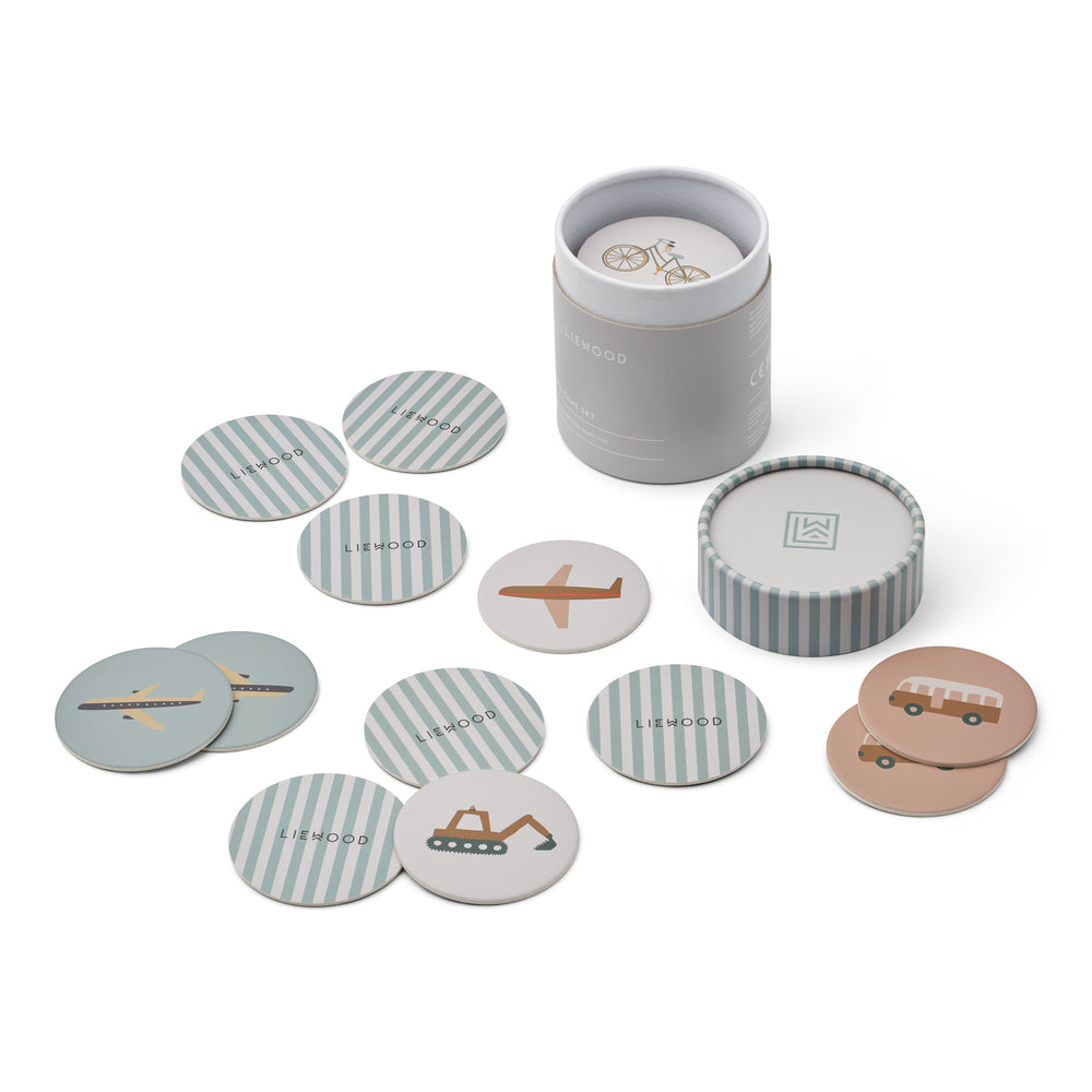 YUBI Memory Spiel, Airplane / Vehicles mix