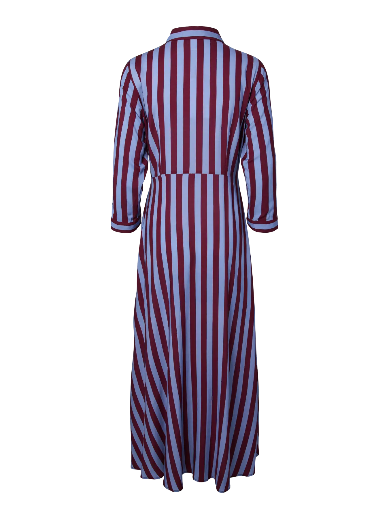 YASSAVANNA Long Shirt Dress, Rhododendron/Serenity Stripes