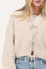 Lade das Bild in den Galerie-Viewer, MYMUSSELIN Bluse mit Schleifen, beige
