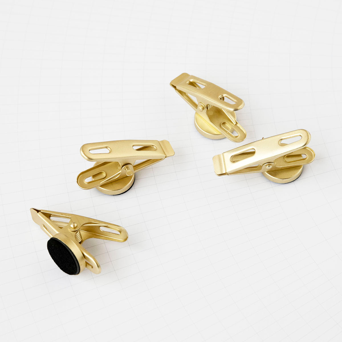 MAGNETIC Clip, Set of 4, Gold