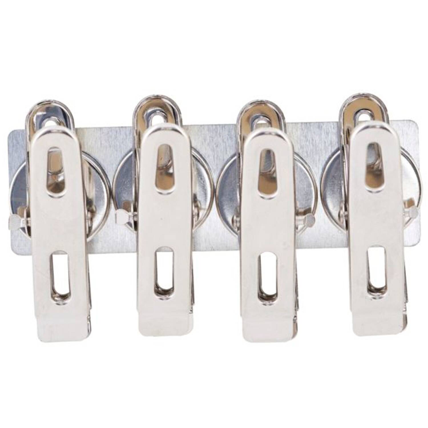 MAGNETIC Clip, Set of 4, Silver