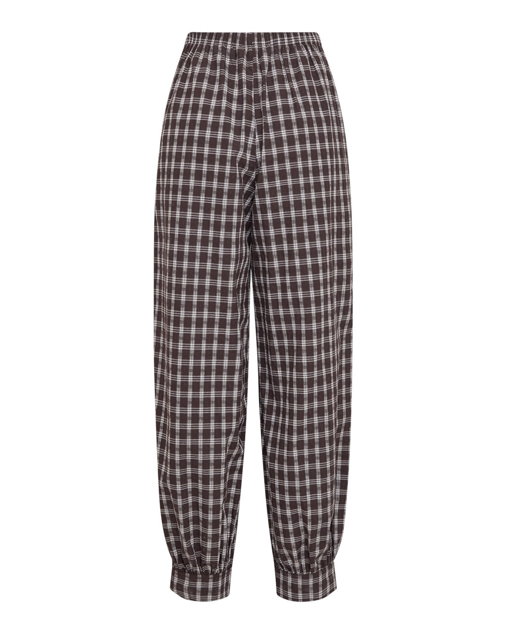 MSCHCarola Balloon Pants CHK, brown/egret