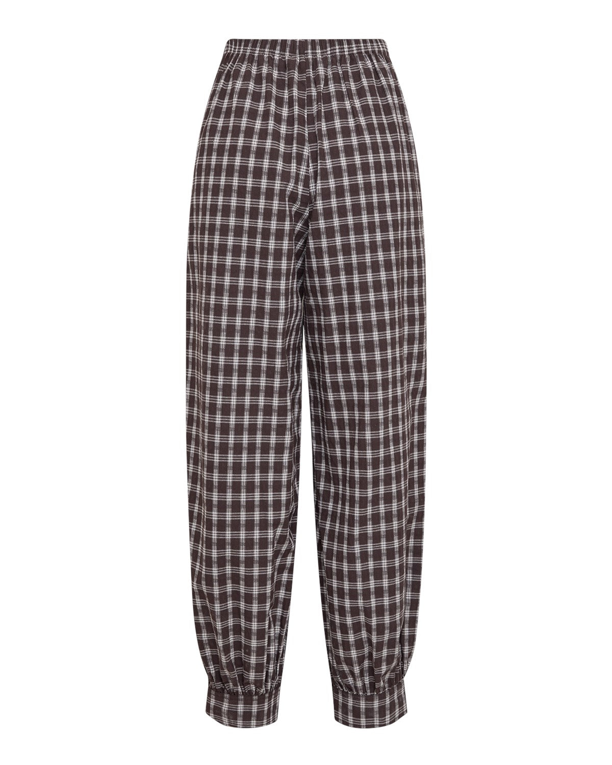 MSCHCarola Balloon Pants CHK, brown/egret