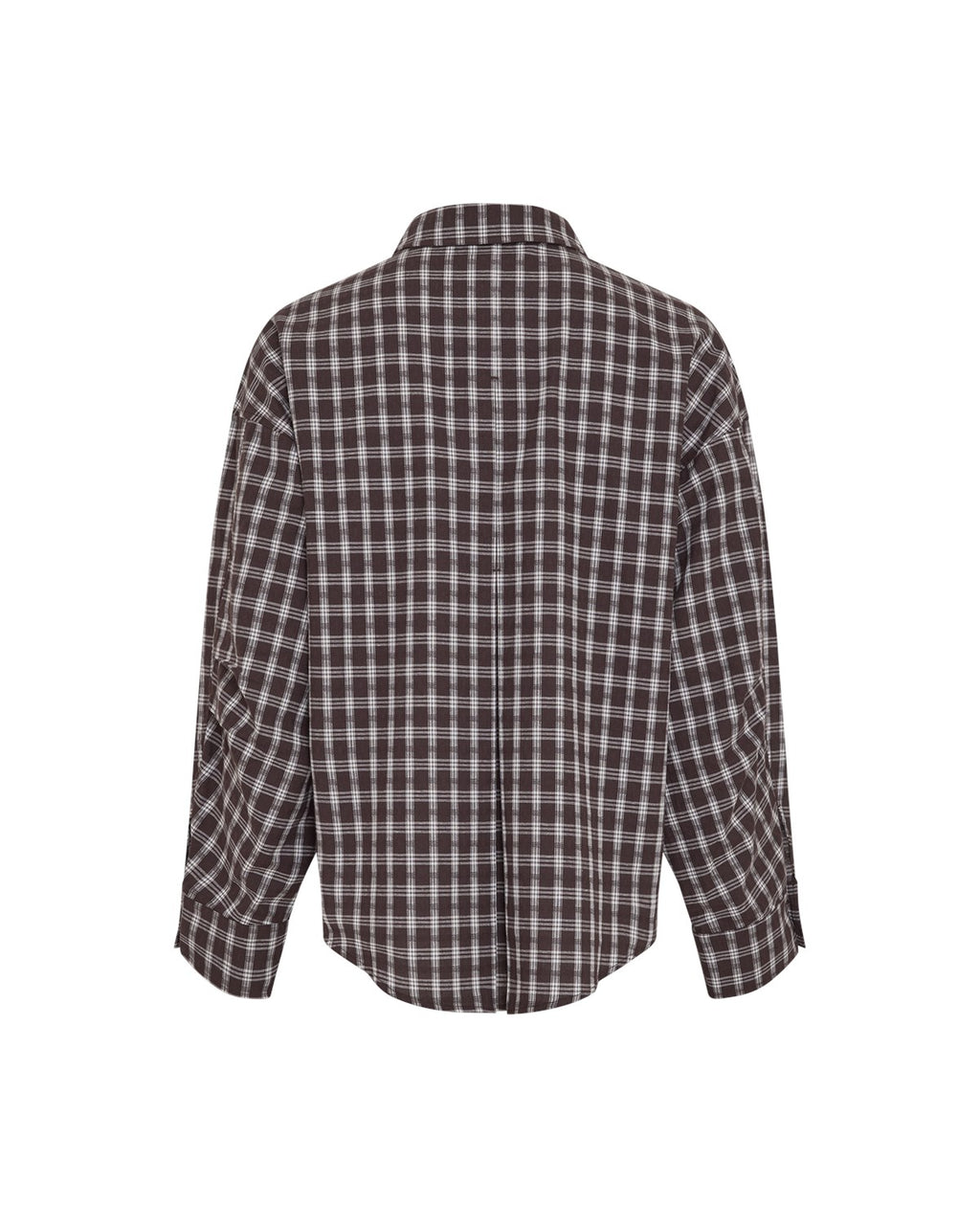 MSCHCarola Shirt CHK, brown/egret