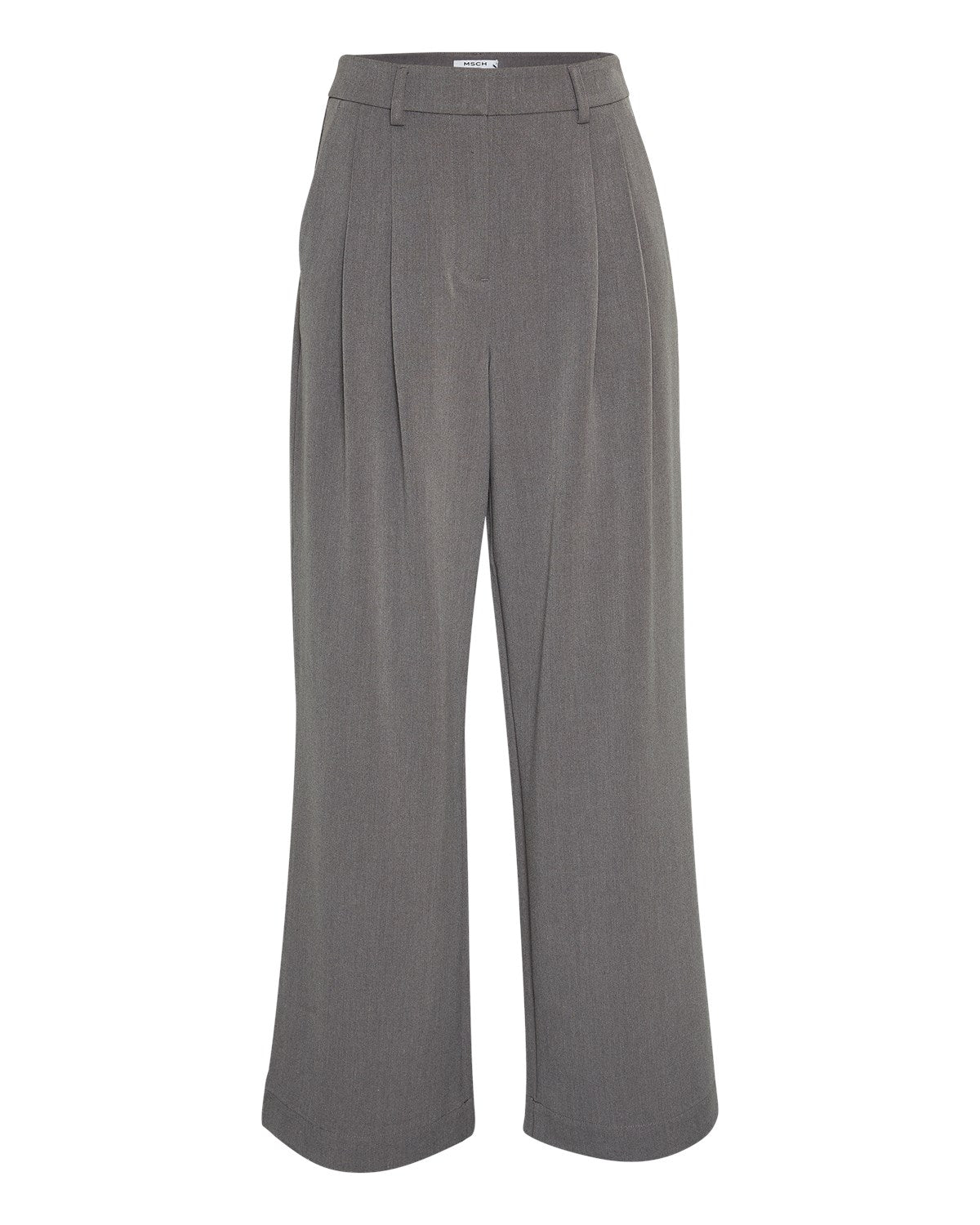 MSCHHenrika HW Pants, grey melange