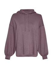 Lade das Bild in den Galerie-Viewer, MSCHJanelle Lima Q Hood Sweatshirt, Black Plum
