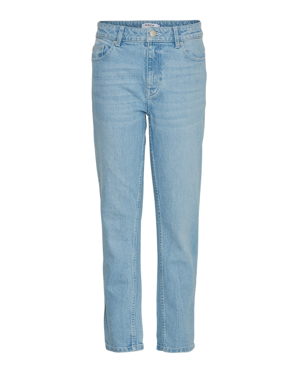 MSCHKiea Ada Slim Cropped Jeans, Light Blue