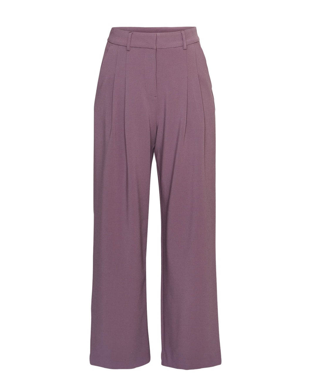 MSCHMirabelle Michelle Pleat Pants, Black Plum