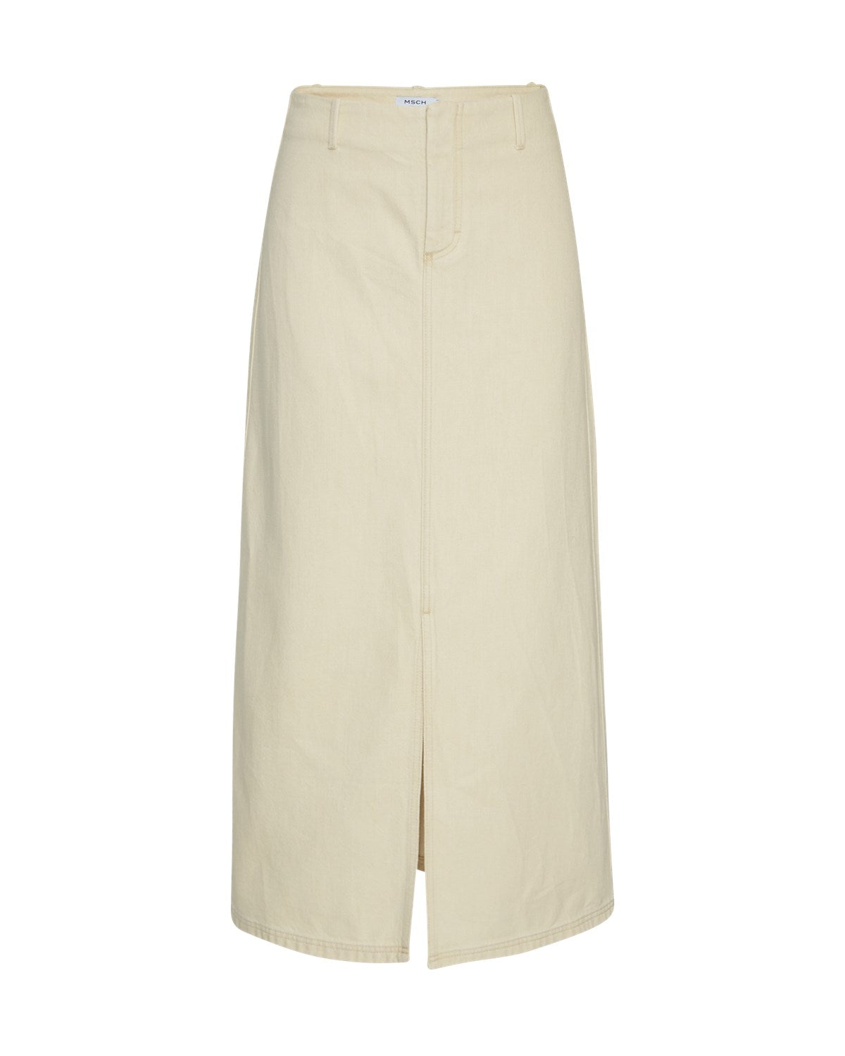 MSCHPhelina Ida HW Denim Skirt, oatmeal