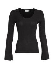 Lade das Bild in den Galerie-Viewer, MSCHRigmor Avalina Rib Pullover, Black
