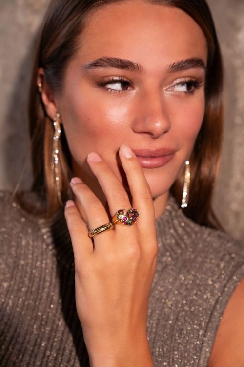 MYUNIVERSE gerippter Ring, silber