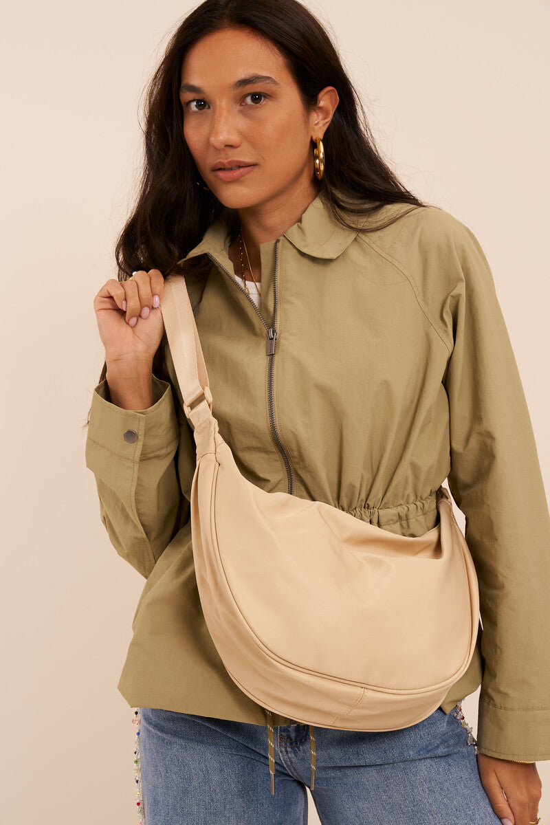 MYMARA Umhängetasche groß, beige
