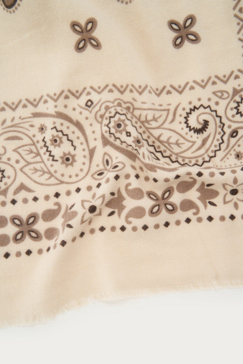 MYPAISLEY großer Schal, beige
