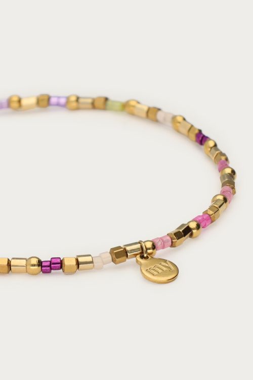 MYPERL Armband, flieder/pink