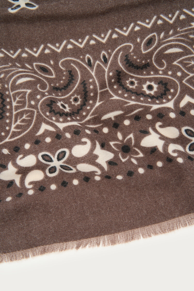 MYPAISLEY großer Schal, braun