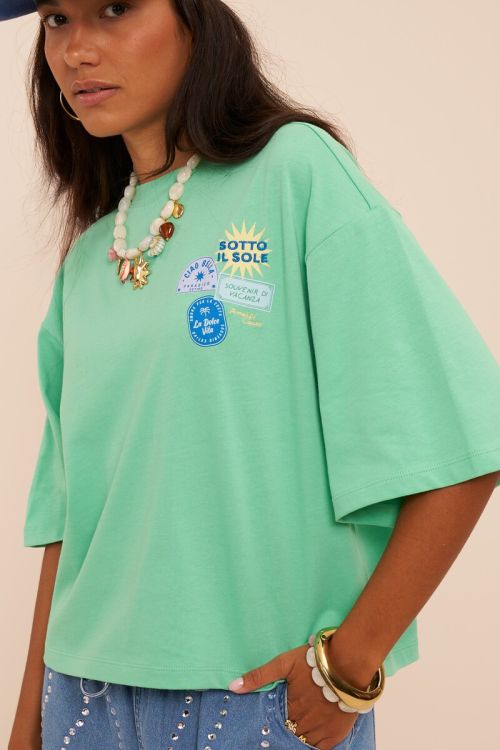 MYBOXY T-Shirt 'Sotto il soleil', grün