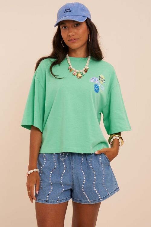 MYBOXY T-Shirt 'Sotto il soleil', grün