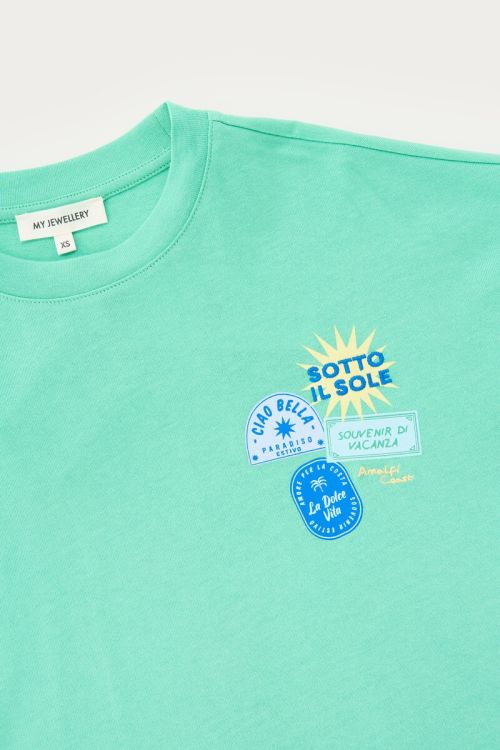 MYBOXY T-Shirt 'Sotto il soleil', grün