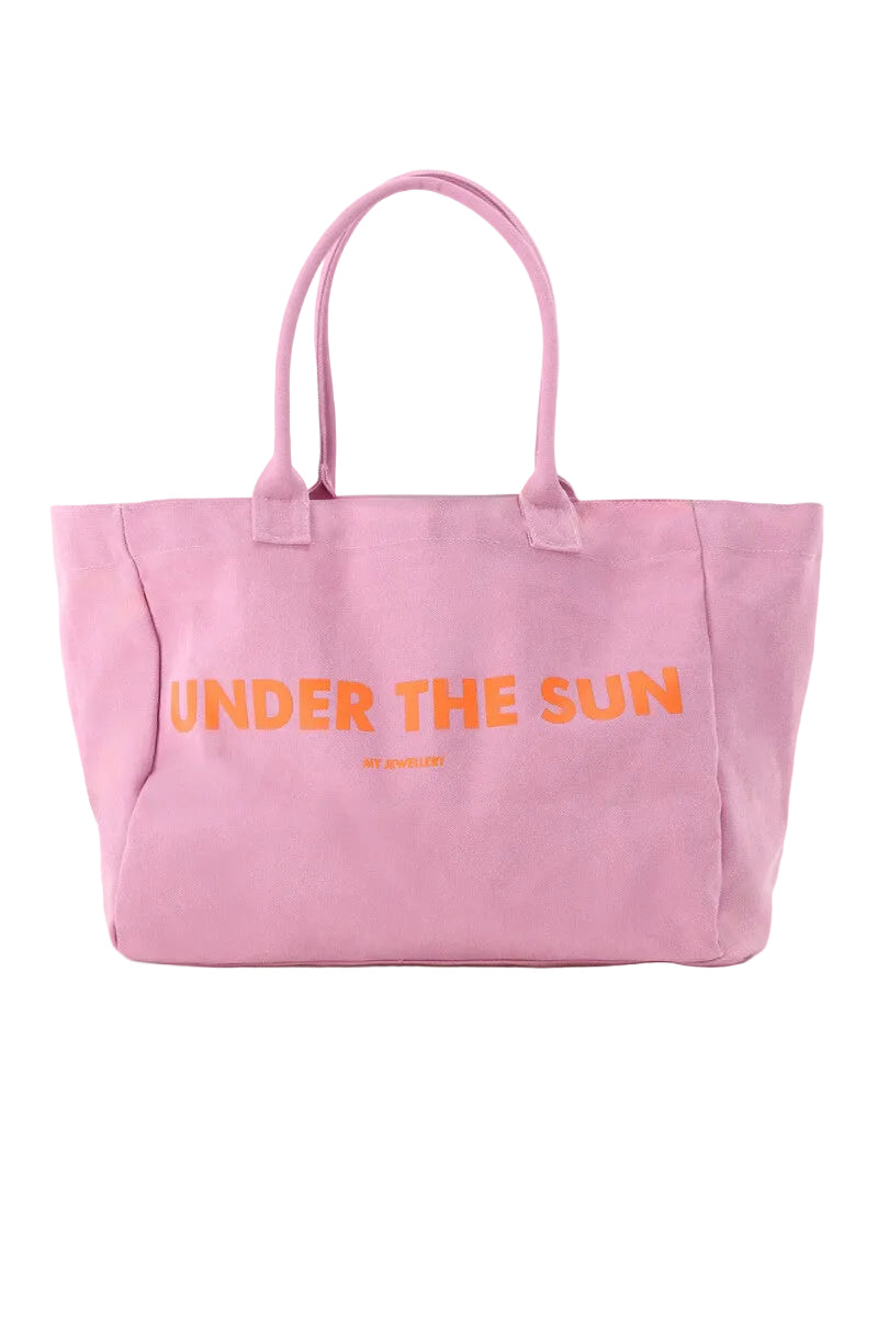MYSHOPPER „Under the Sun“, flieder / orange