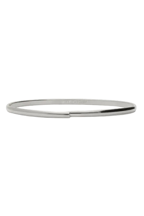 MYMIDNIGHT dünner Armreif, silber