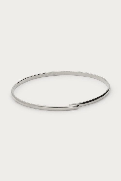 MYMIDNIGHT dünner Armreif, silber