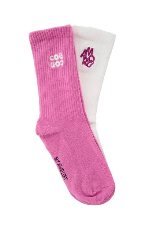 MYSOCKS Set CouCou & Amour, pink