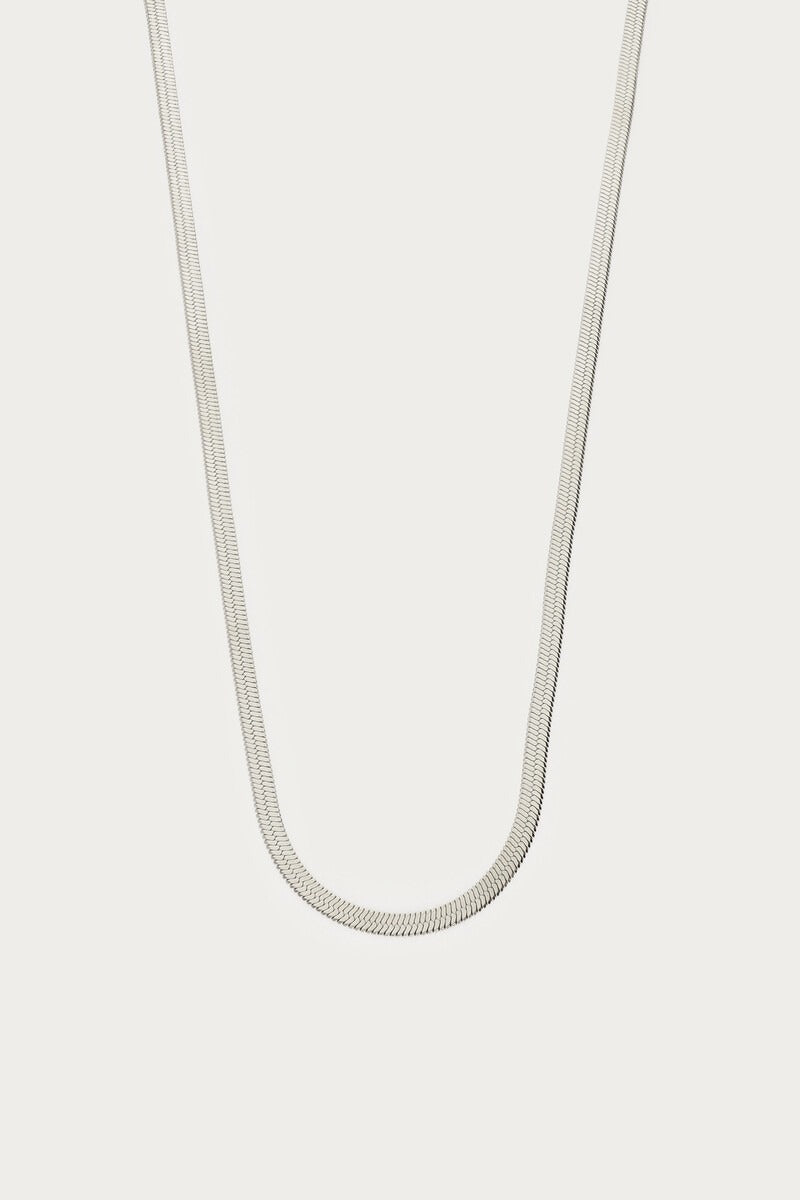 MYFLAT lange Gliederkette, silber