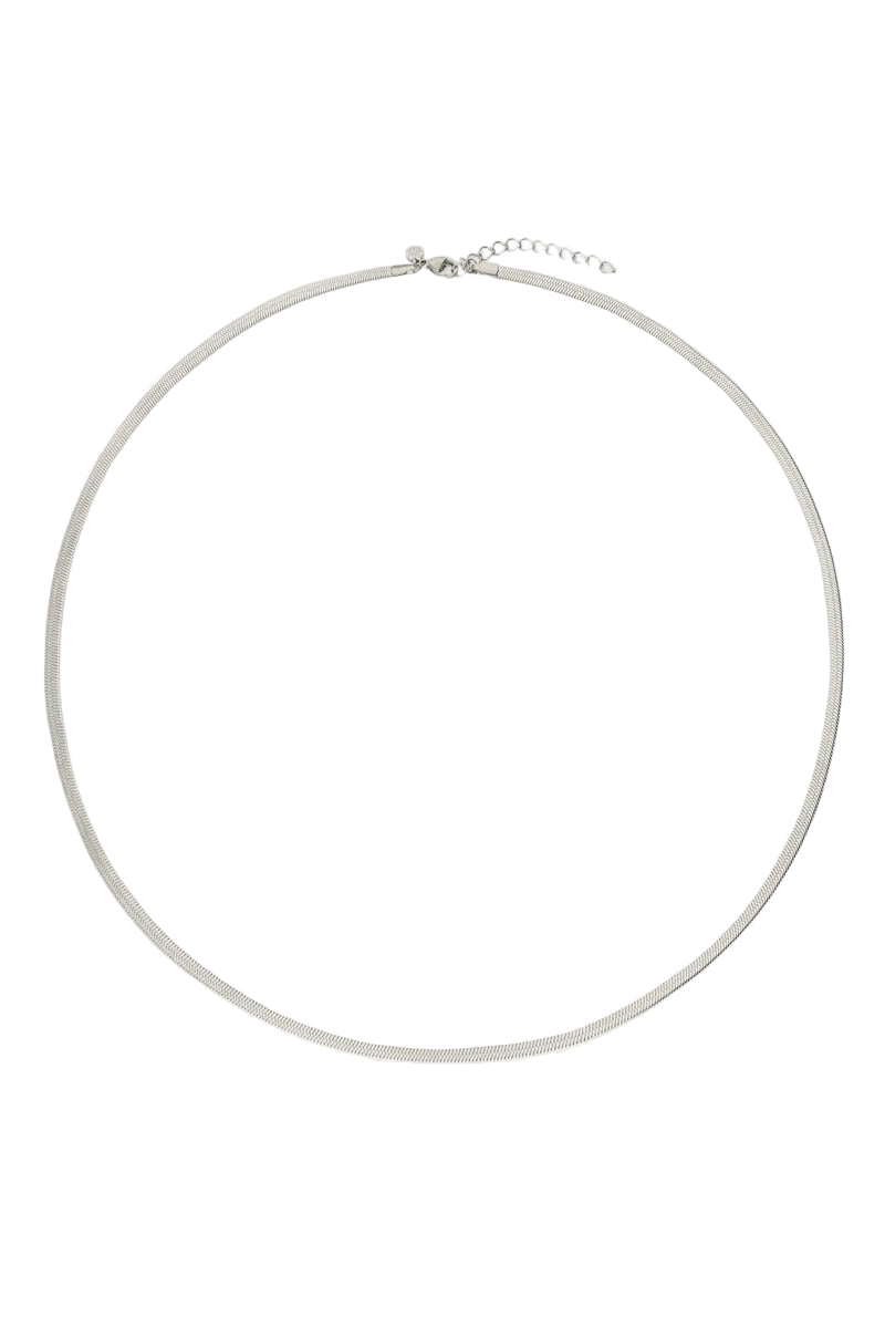 MYFLAT lange Gliederkette, silber