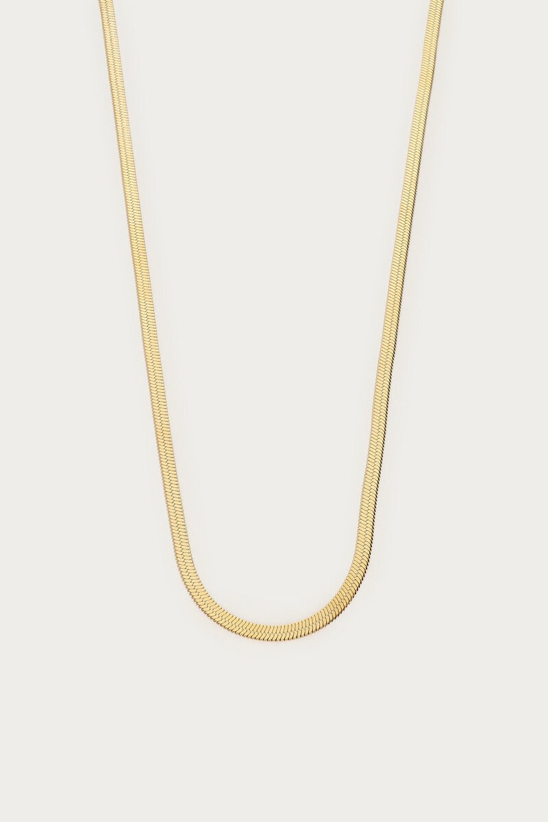 MYFLAT lange Gliederkette, gold