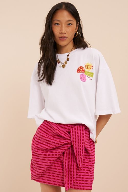 MYBOXY T-Shirt 'Sotto il soleil', weiß