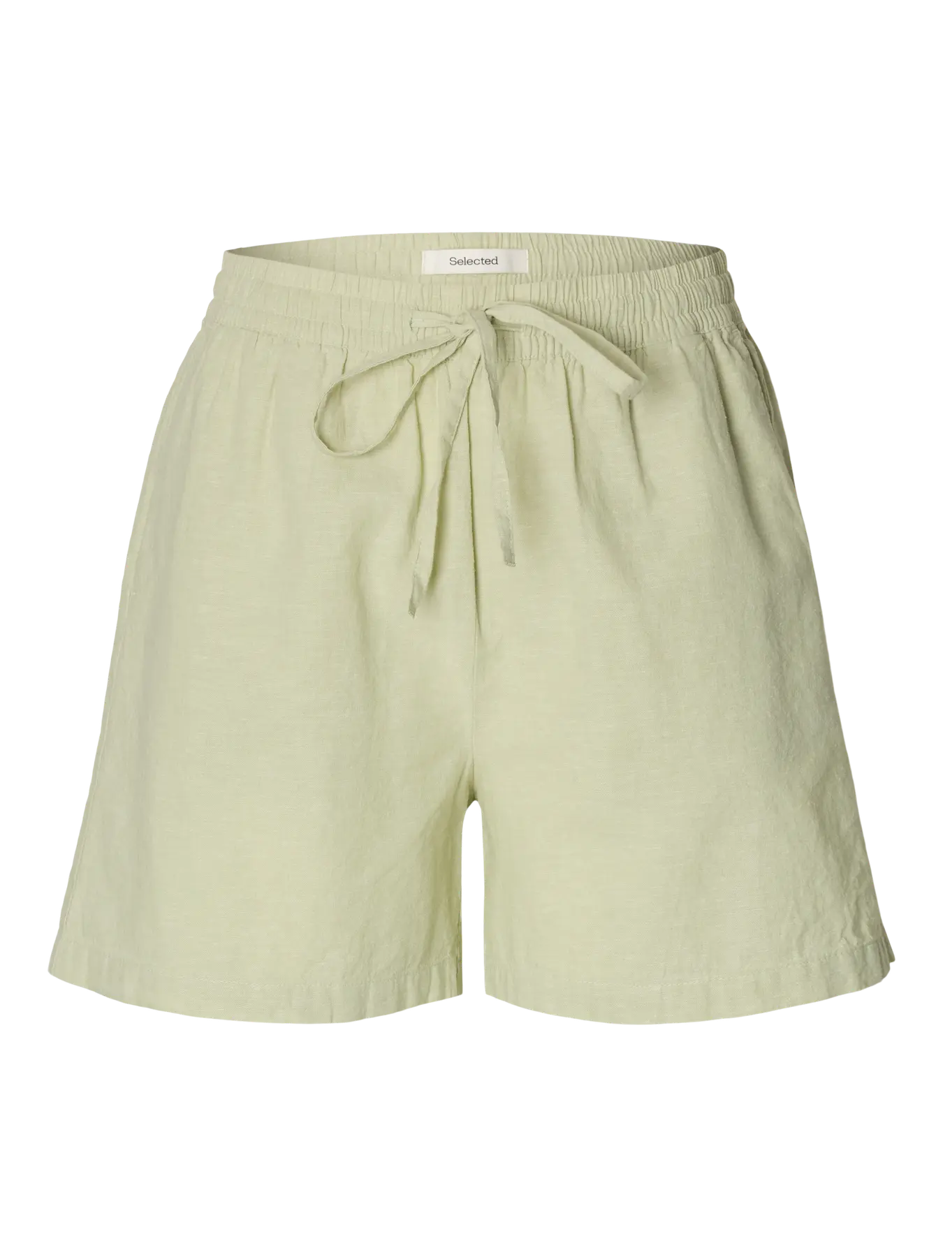 SLFLUISA-LINNIE Linen Blend Shorts, lint