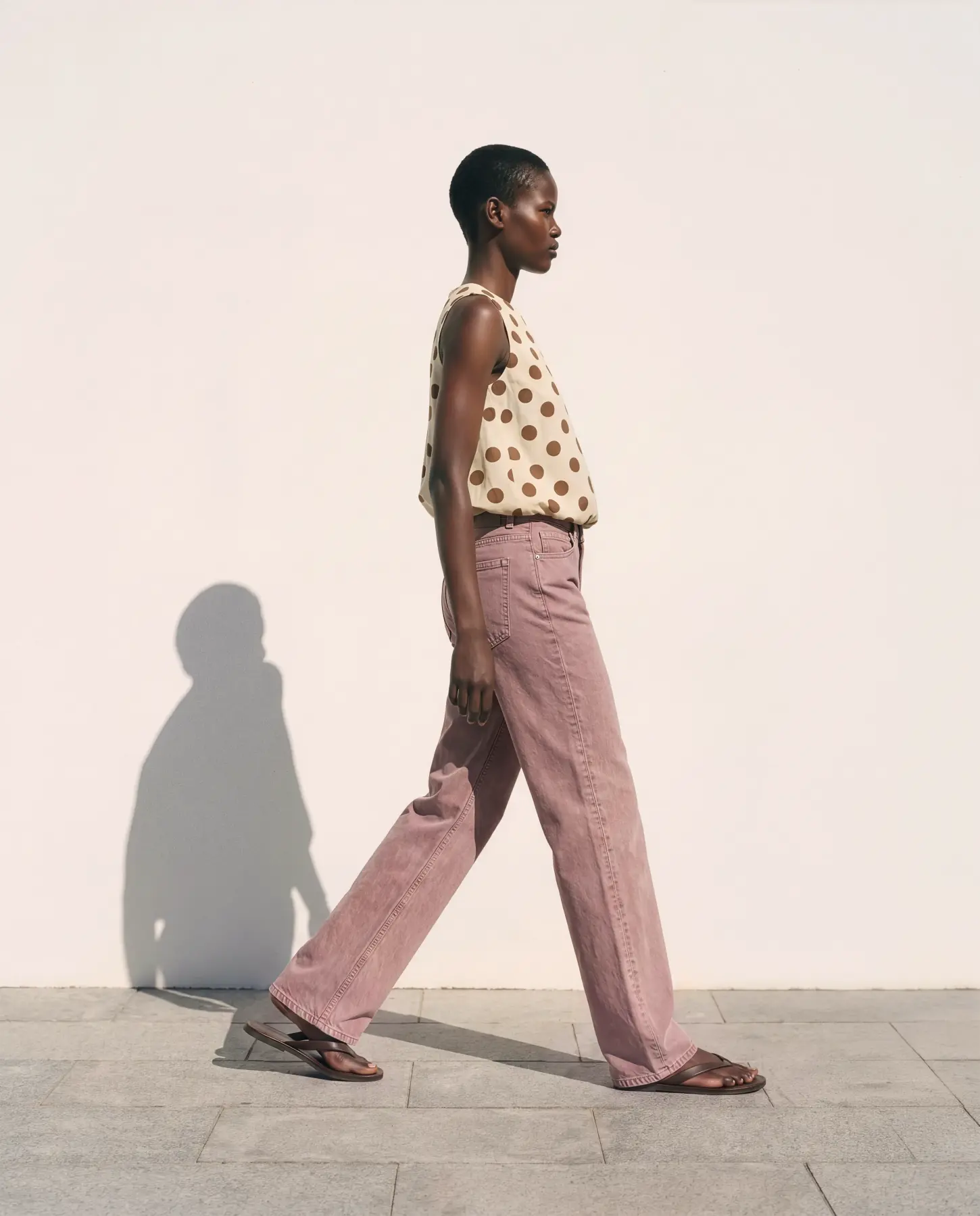 OBJAGGY MW Straigt Jeans, Pale Lilac