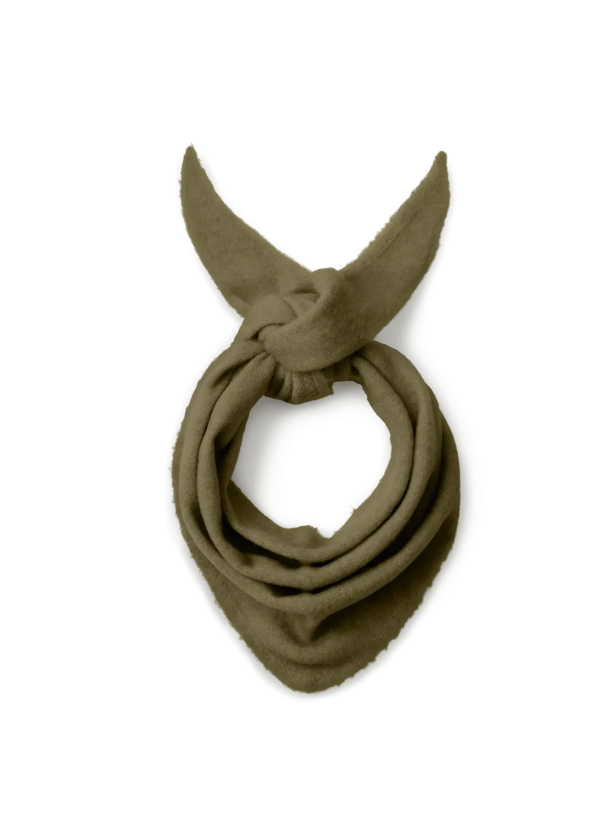 SLWLULU Brushed Wool Blend Scarf, Fir Green