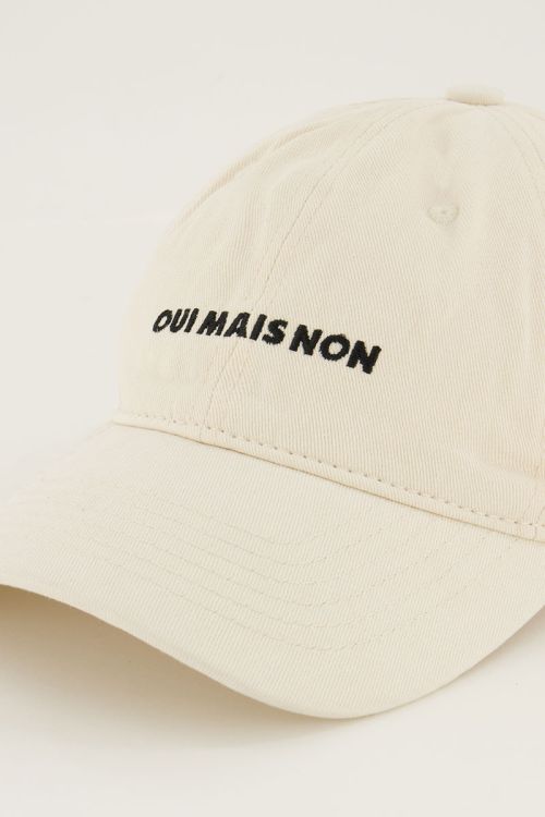 MYCAP "Oui mais non", weiß