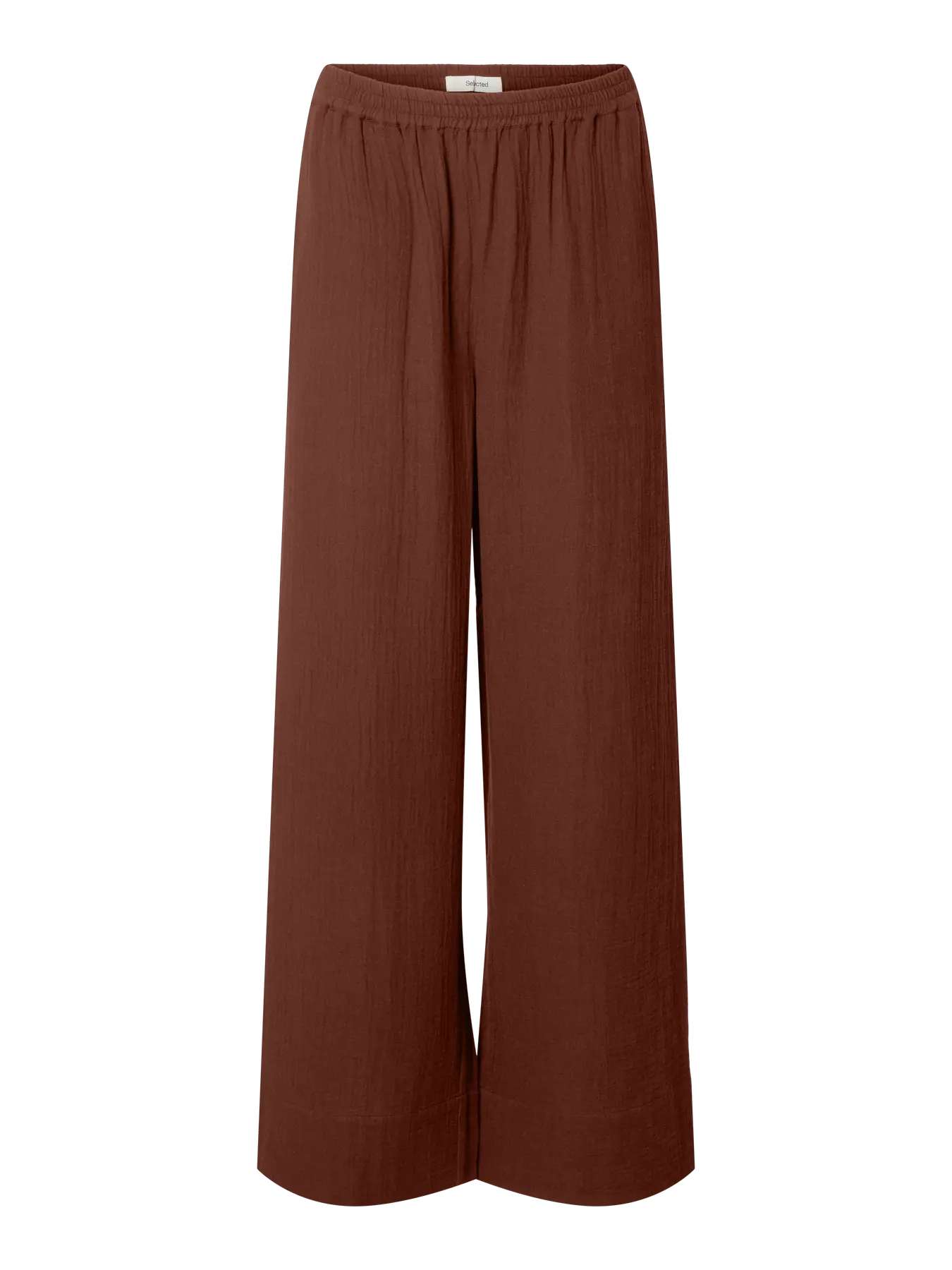 SLFANNIE HW Wide Pants, Cherry Mahogany