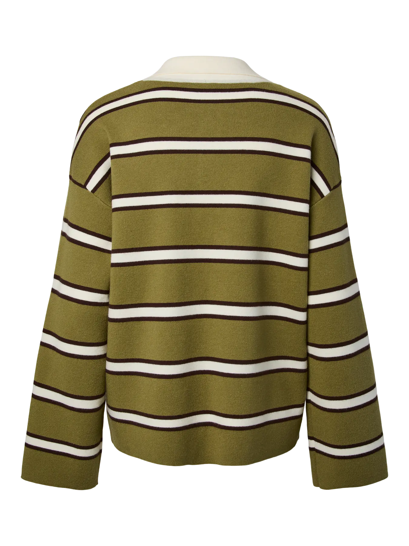 YASISABELL Polo Knit Pullover, cardamom seed