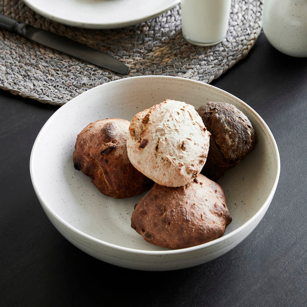 Schüssel PION, grau/weiß