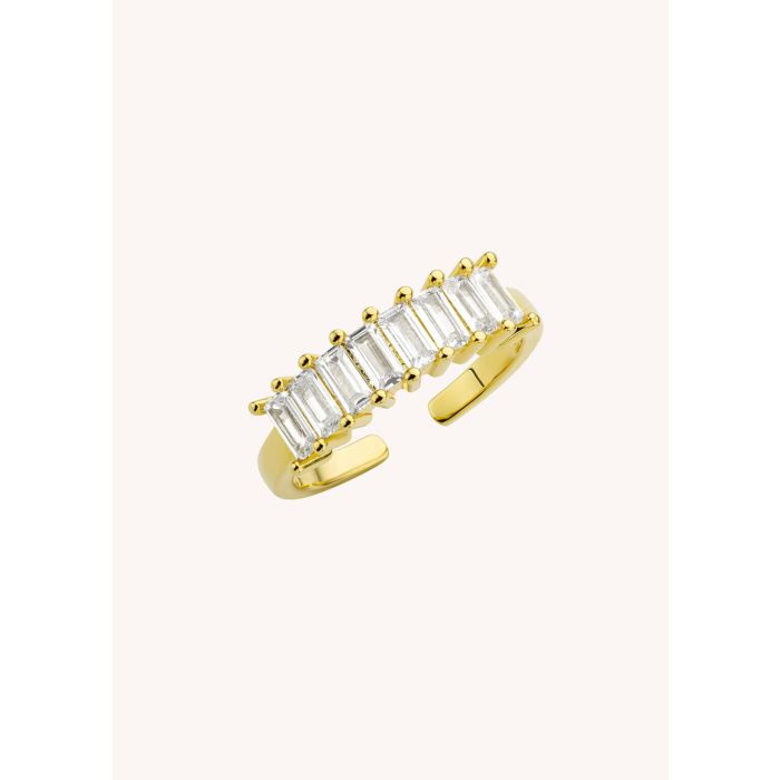 MBCELESTE Baguette Ring, Gold