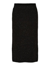 Lade das Bild in den Galerie-Viewer, SLFANNALISA Slit Knit Skirt, black
