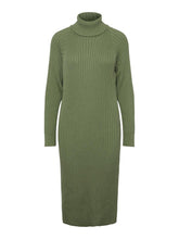 Lade das Bild in den Galerie-Viewer, YASMAVI Knit Rollneck Dress, loden frost
