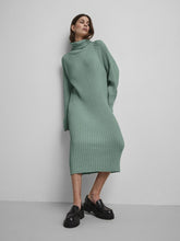 Lade das Bild in den Galerie-Viewer, YASMAVI Knit Rollneck Dress, loden frost
