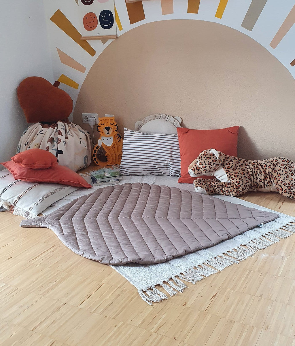 Organic LEAF Mat, Tan